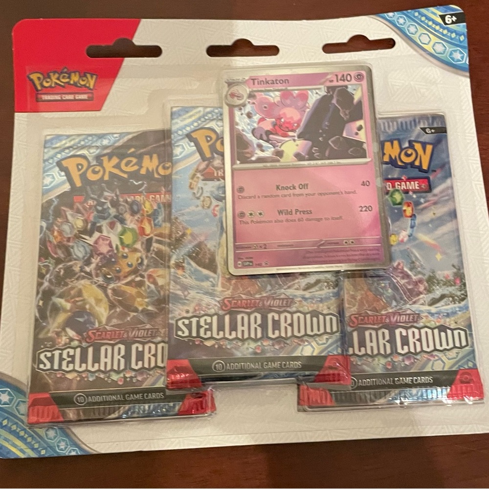 Pokemon Scarlet & Violet Tinkaton Card Set with Booster Packs